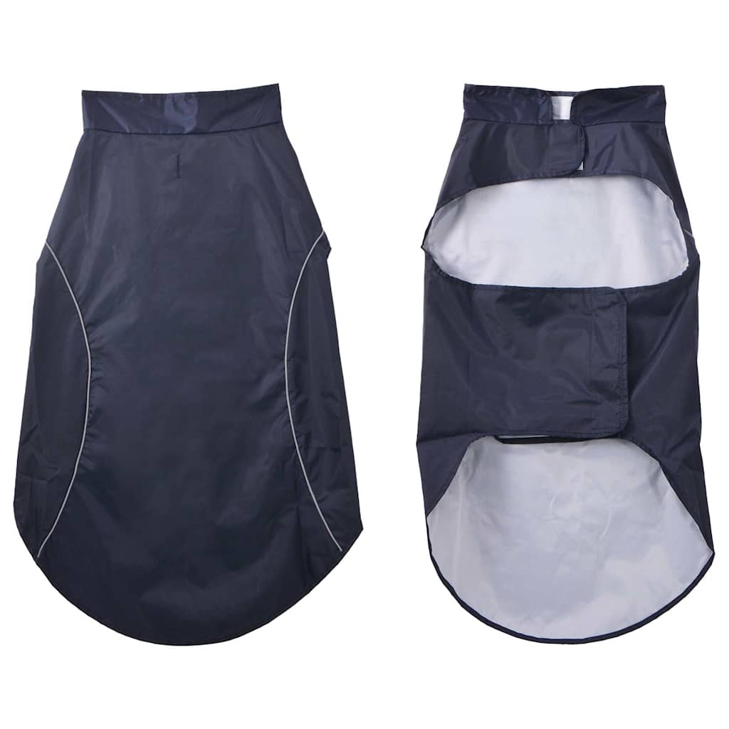 Vidaxxl imperméable pour chien avec bandes réfléchissantes polyester bleu 3xl