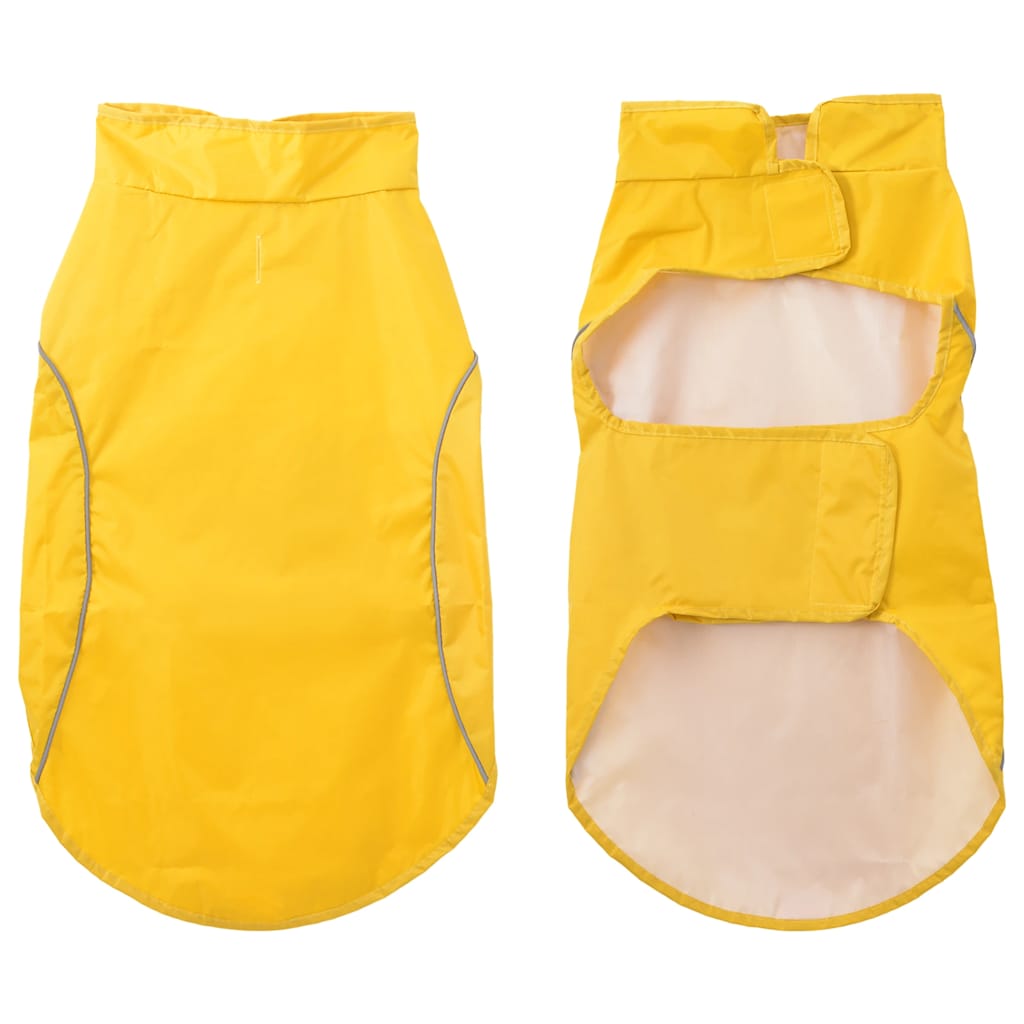 Vidaxxl imperméable pour chien avec bandes réfléchissantes polyester jaune 2xl