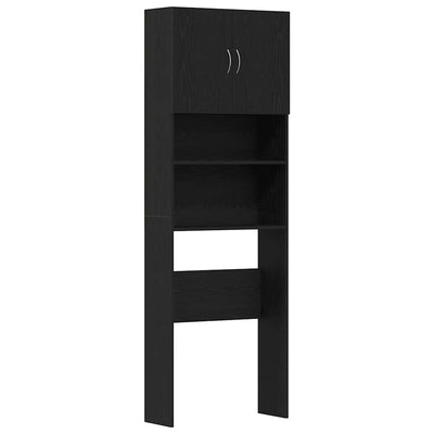 Vidaxx meuble lave-linge 64x24x190 cm aggloméré chêne noir