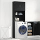 Vidaxx meuble lave-linge 64x24x190 cm aggloméré chêne noir