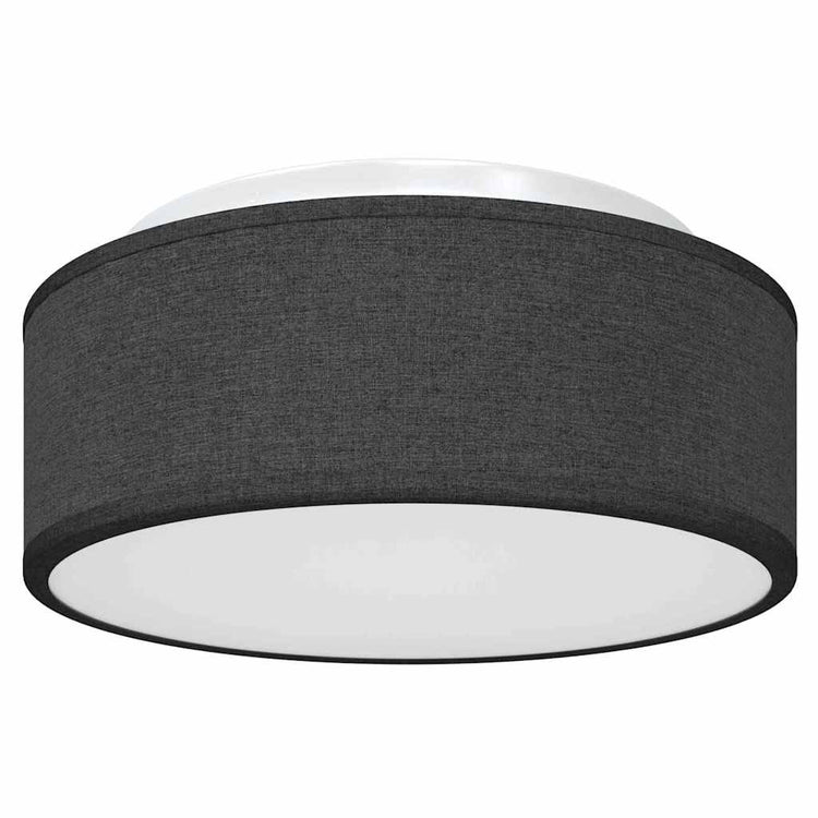 Vidaxx plafonnier avec spots noir 30 x 30 x 13,5 cm tissu