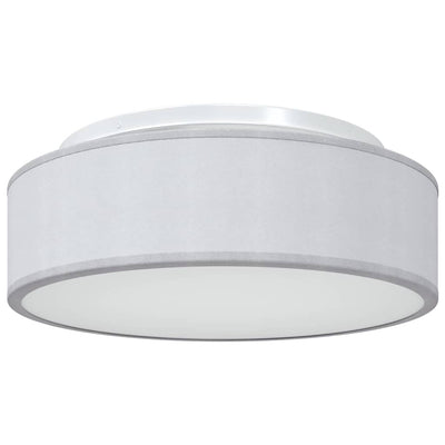 Vidaxx plafonnier avec spots gris 38 x 38 x 13,5 cm tissu