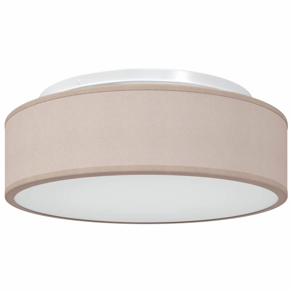 Vidaxx plafonnier avec spots taupe 38 x 38 x 13,5 cm tissu