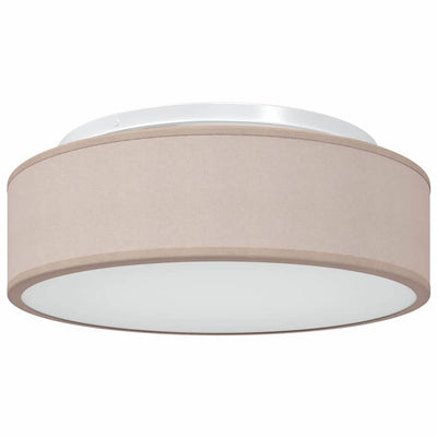 Vidaxx plafonnier avec spots taupe 38 x 38 x 13,5 cm tissu