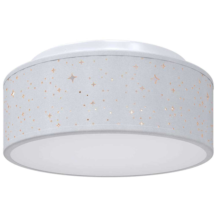 Vidaxx plafonnier avec spots gris 30 x 30 x 13,5 cm tissu