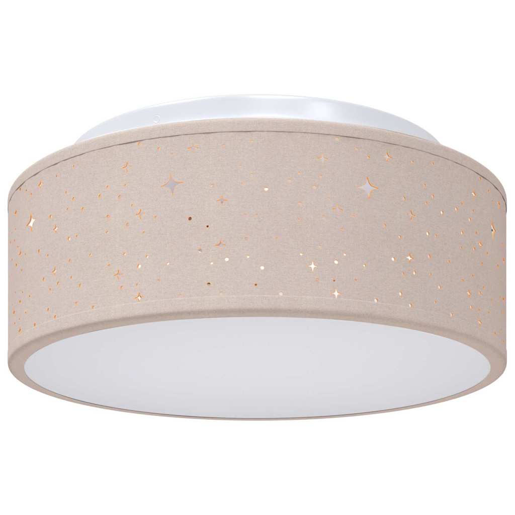 Vidaxx plafonnier avec spots taupe 30 x 30 x 13,5 cm tissu