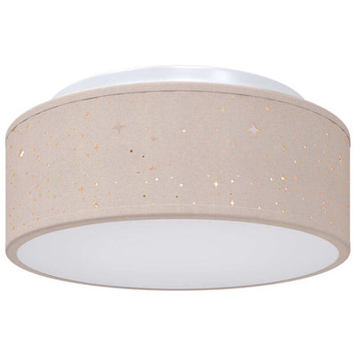 Vidaxx plafonnier avec spots taupe 30 x 30 x 13,5 cm tissu