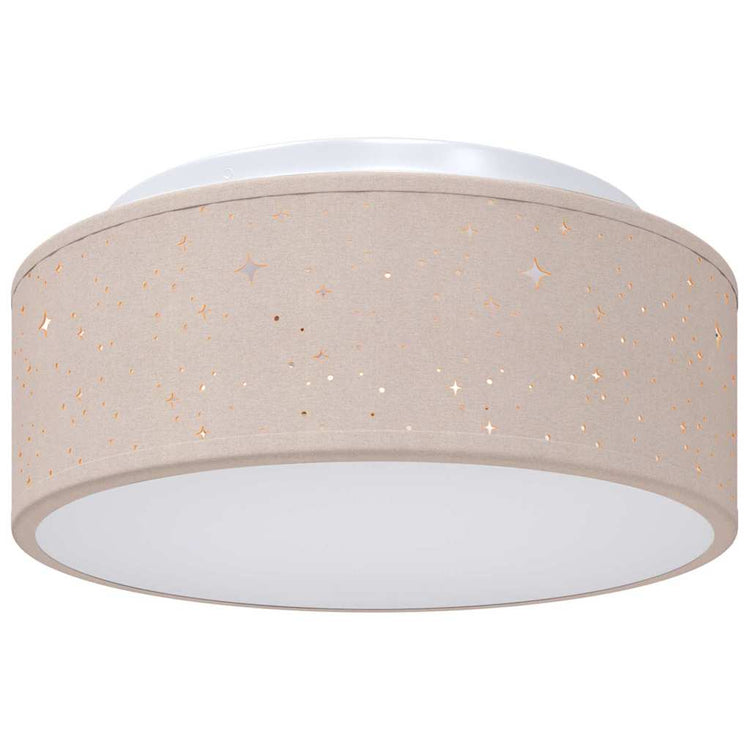 Vidaxx plafonnier avec spots taupe 30 x 30 x 13,5 cm tissu