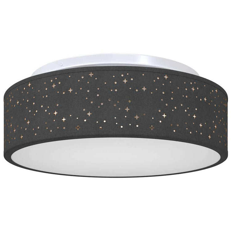 VidaXL plafonnier avec spots noir 38 x 38 x 13,5 cm tissu