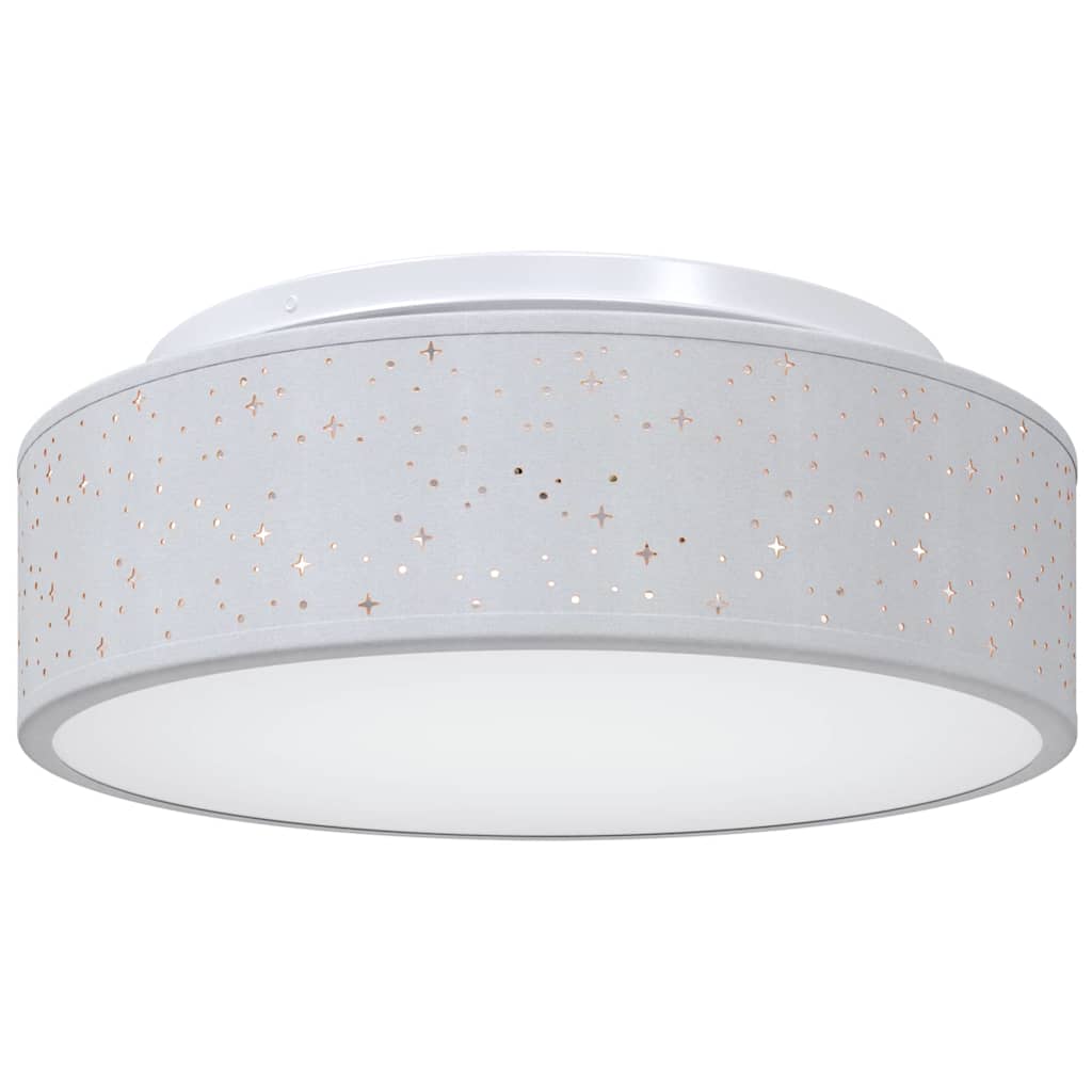 Vidaxx plafonnier avec spots gris 38 x 38 x 13,5 cm tissu