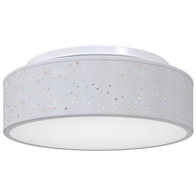 Vidaxx plafonnier avec spots gris 38 x 38 x 13,5 cm tissu