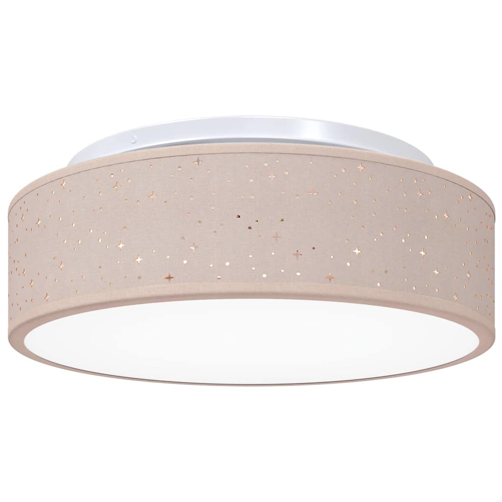 Vidaxx plafonnier avec spots taupe 38 x 38 x 13,5 cm tissu