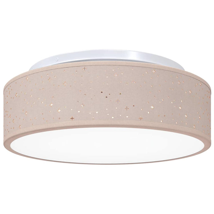 Vidaxx plafonnier avec spots taupe 38 x 38 x 13,5 cm tissu
