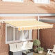 Vidaxx toile de remplacement pour auvent jaune et blanc 280 x 195 cm