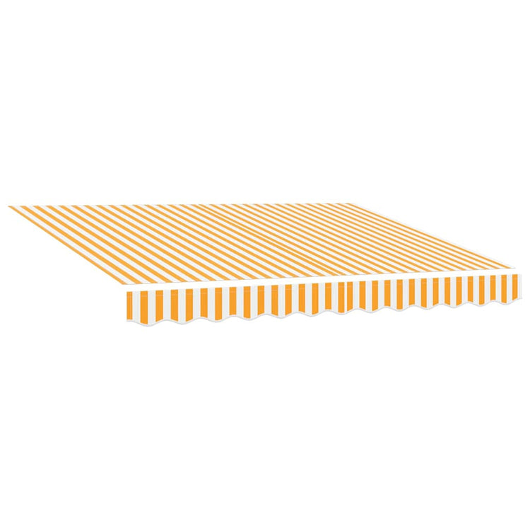 Vidaxx toile de remplacement pour auvent jaune et blanc 280 x 195 cm
