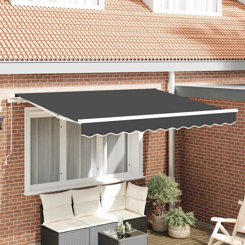 Vidaxx toile de remplacement pour auvent anthracite 280 x 195 cm