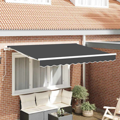 Vidaxx toile de remplacement pour auvent anthracite 330 x 195 cm