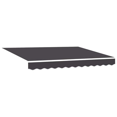 Vidaxx toile de remplacement pour auvent anthracite 330 x 195 cm
