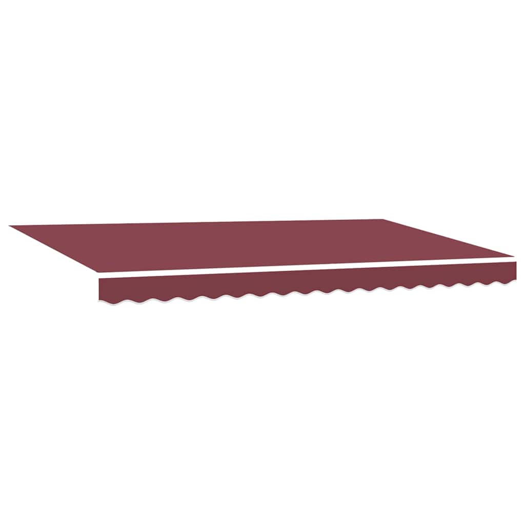 Vidaxx toile de remplacement pour auvent rouge bordeaux 380 x 195 cm