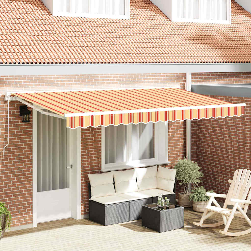 Vidaxx toile de remplacement pour auvent multicolore 380 x 195 cm