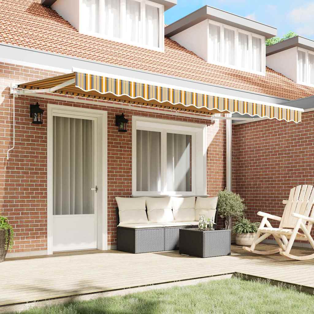 Vidaxx toile de remplacement pour auvent multicolore 380 x 195 cm