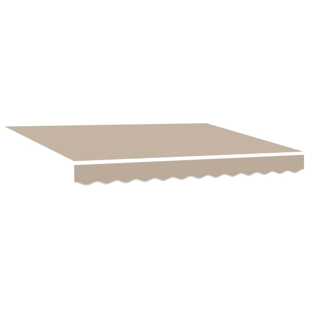 Vidaxx toile de remplacement pour auvent beige 280 x 245 cm polyester