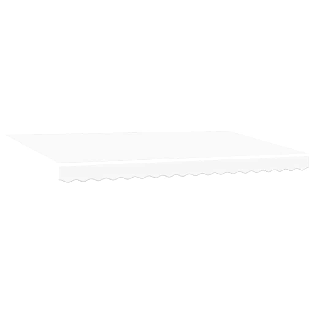 Vidaxx toile de remplacement pour auvent blanc 380 x 195 cm polyester