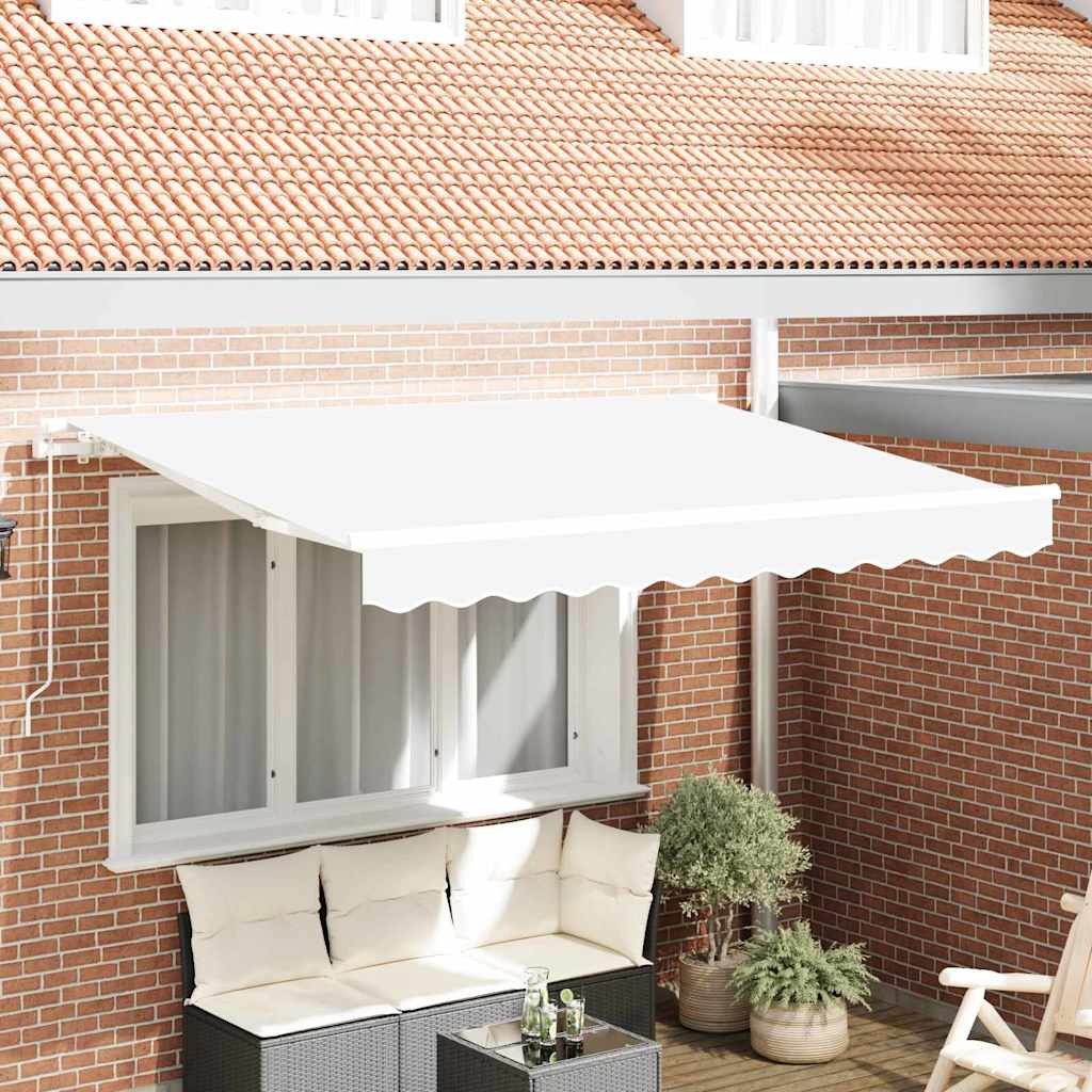 Vidaxx toile de remplacement pour auvent blanc 330 x 245 cm polyester