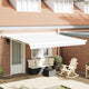 Vidaxx toile de remplacement pour auvent blanc 380 x 345 cm polyester