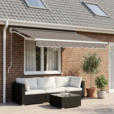 Vidaxx toile de remplacement pour auvent gris clair 280 x 245 cm