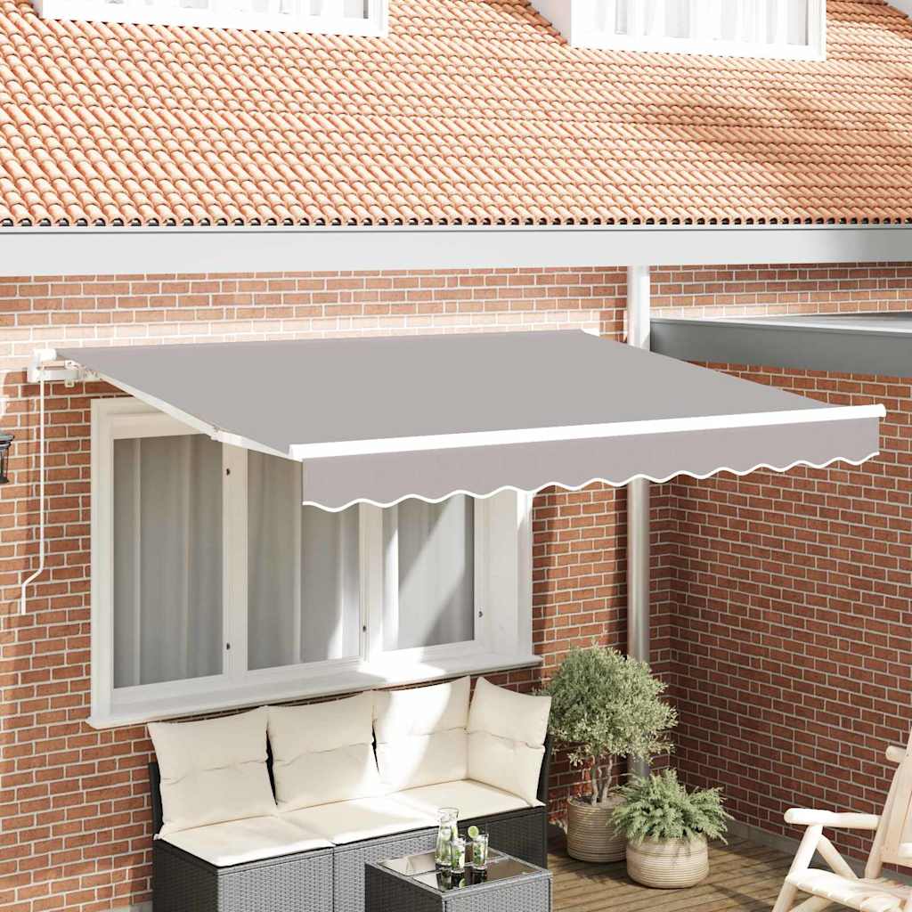 Vidaxx toile de remplacement pour auvent gris clair 330 x 245 cm