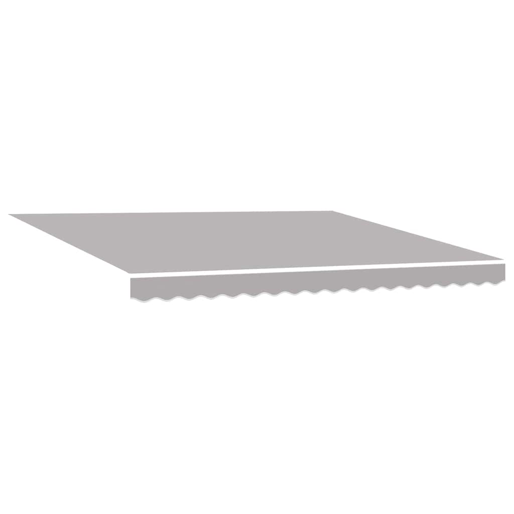 Vidaxx toile de remplacement pour auvent gris clair 380 x 345 cm