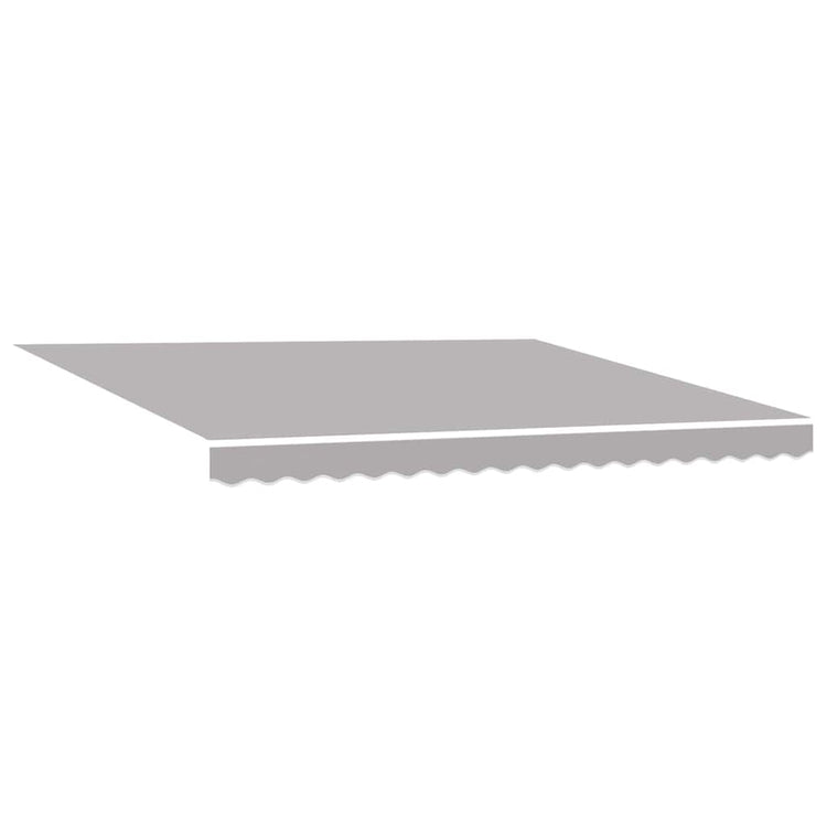 Vidaxx toile de remplacement pour auvent gris clair 380 x 345 cm