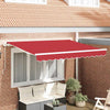 Vidaxx toile de remplacement pour auvent rouge 330 x 195 cm polyester