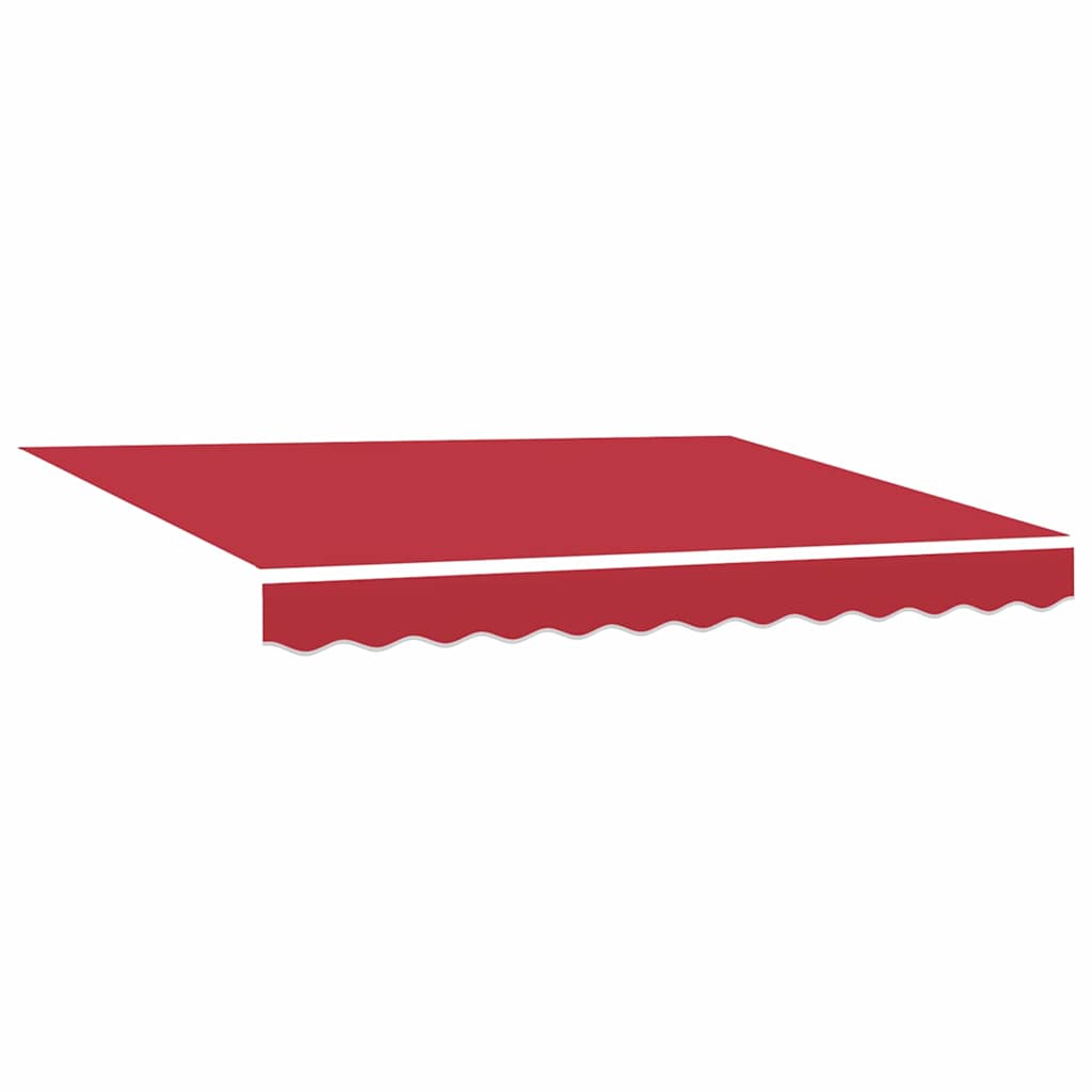 Vidaxx toile de remplacement pour auvent rouge 330 x 245 cm polyester