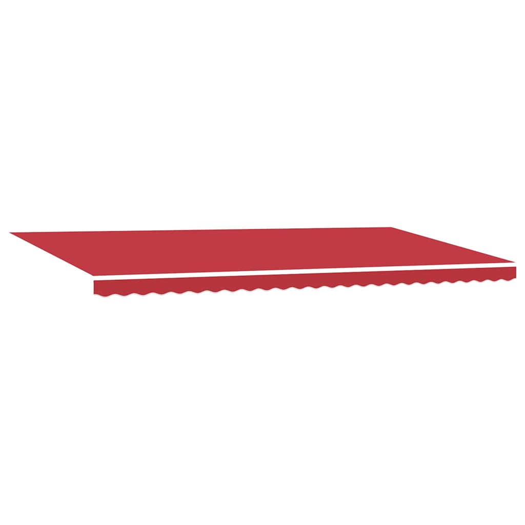 Vidaxx toile de remplacement pour auvent rouge 580 x 295 cm polyester