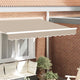Vidaxl marquis cantonnière beige 580 x 20 cm toile