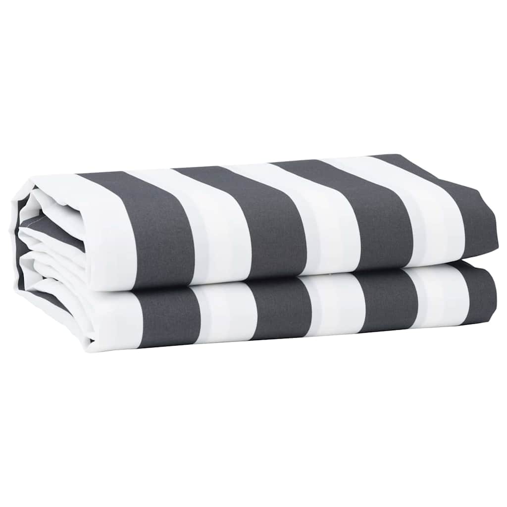 Vidaxl parasol remplacements anthracite et blanc 1000 x 160 cm