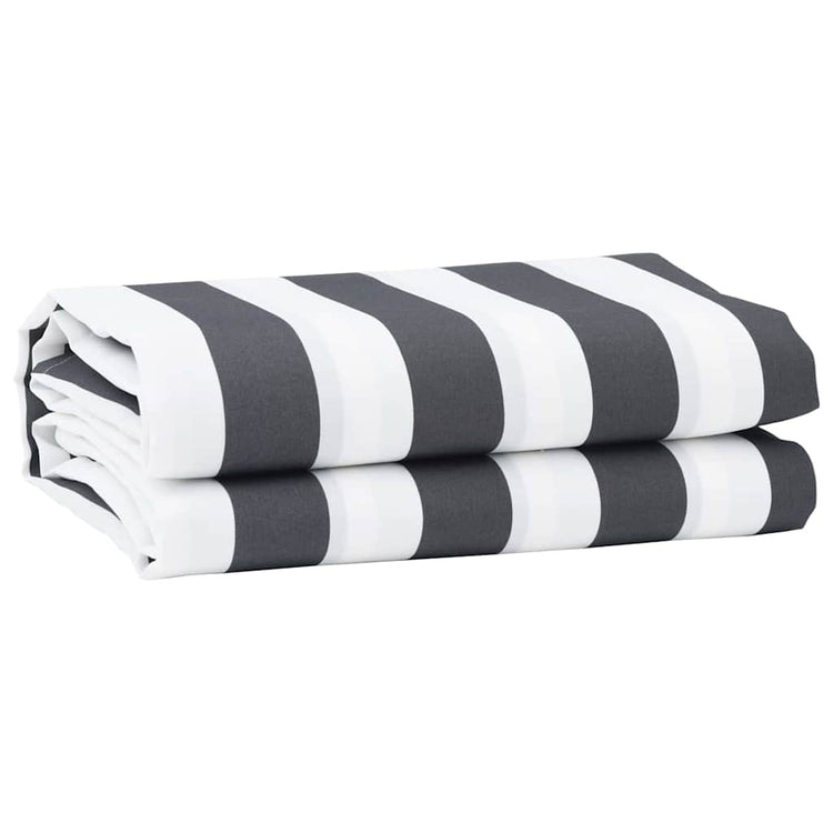 Vidaxl parasol remplacements anthracite et blanc 1000 x 160 cm