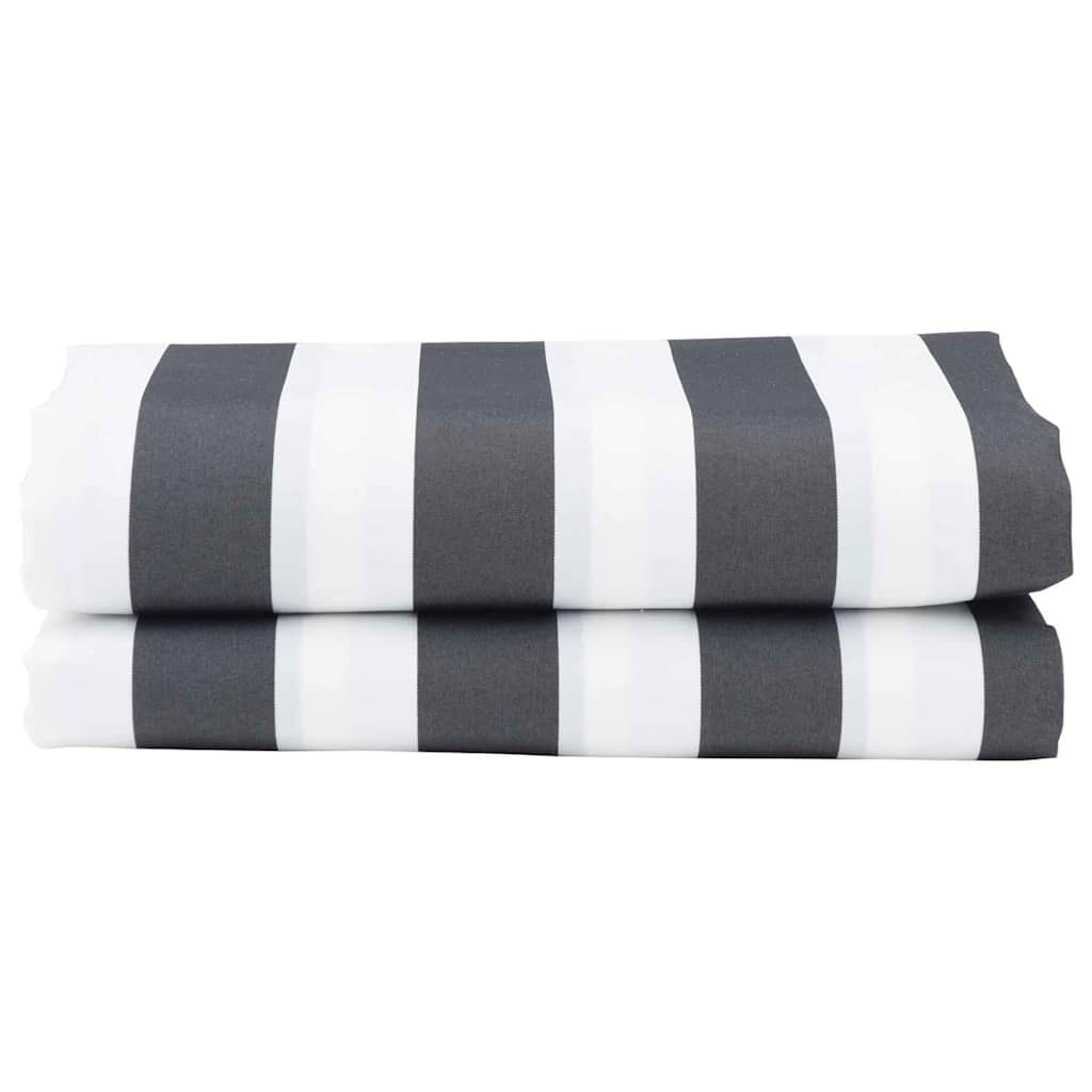 Vidaxl parasol remplacements anthracite et blanc 1000 x 160 cm