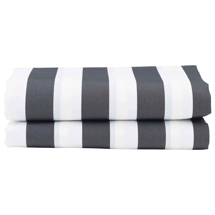 Vidaxl parasol remplacements anthracite et blanc 1000 x 160 cm