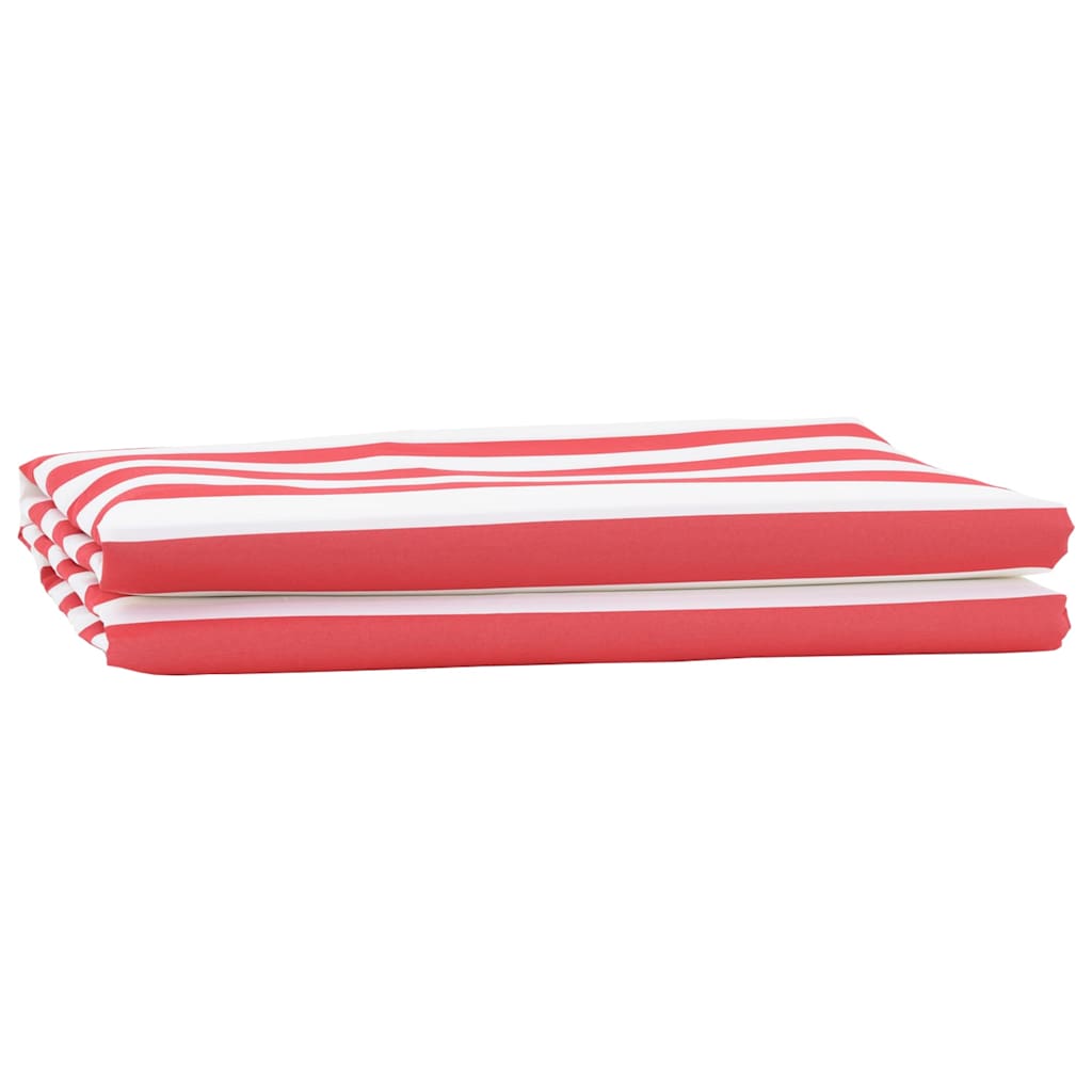 VidaXL pare-soleil remplacements rouge et blanc 1000 x 160 cm