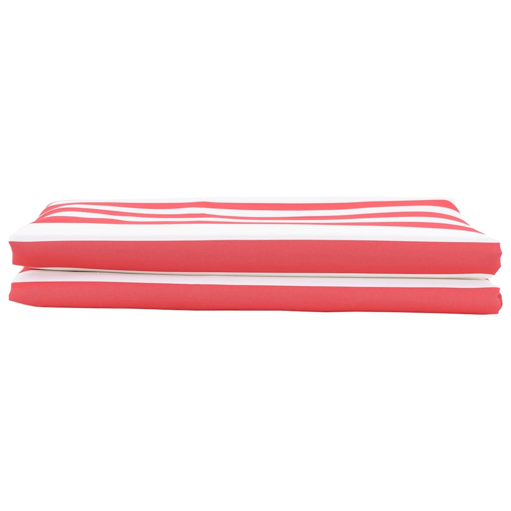 VidaXL pare-soleil remplacements rouge et blanc 1000 x 160 cm