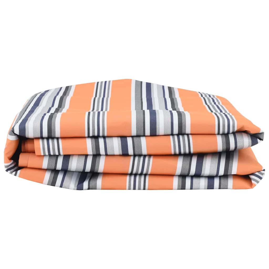 Vidaxl parasol remplacements bleu et orange 1000 x 160 cm