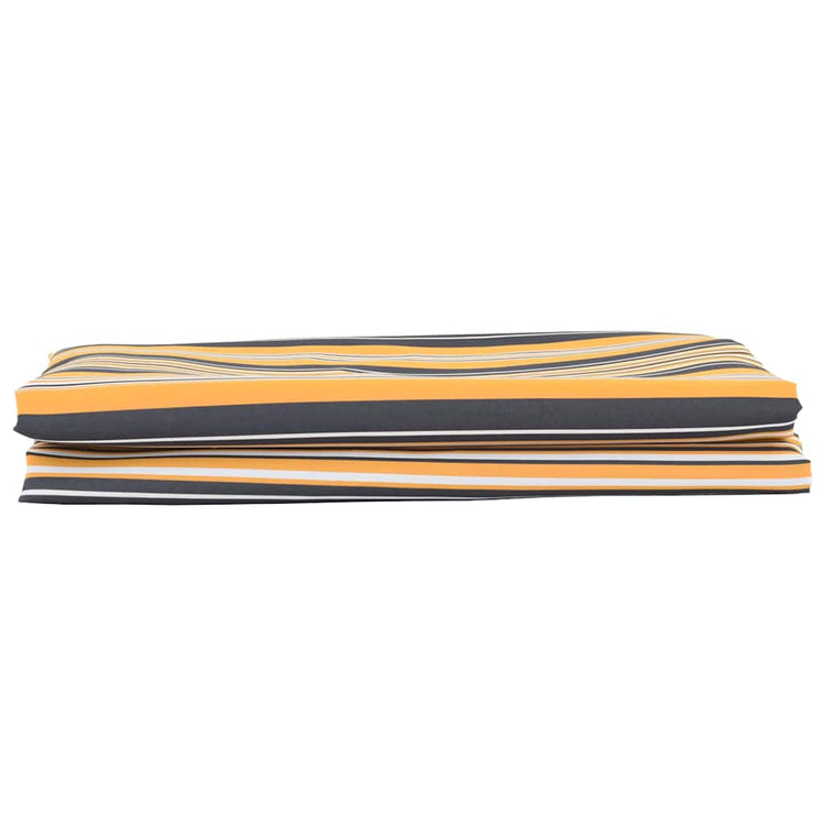 Vidaxl parasol remplacements jaune et gris 1000 x 160 cm