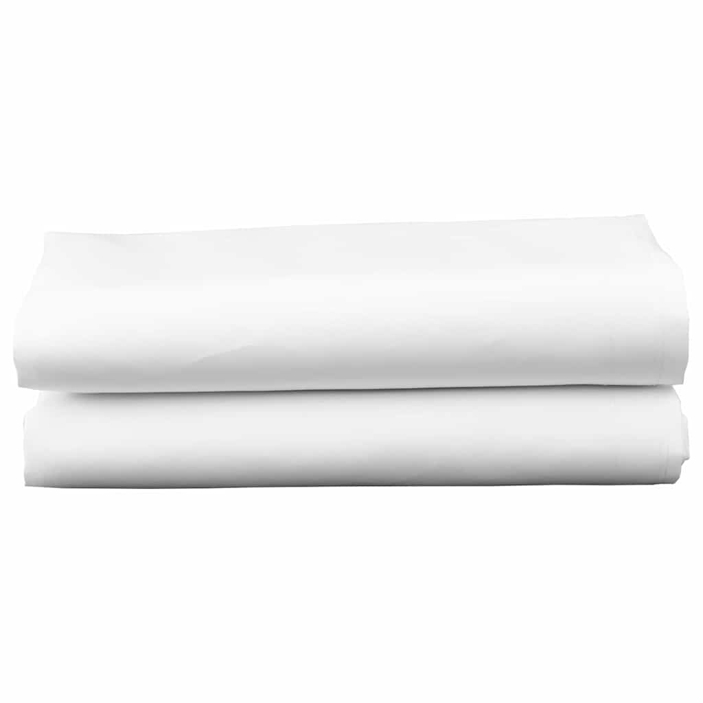 Vidaxl parasol remplacements blanc 1000 x 160 cm toile polyester