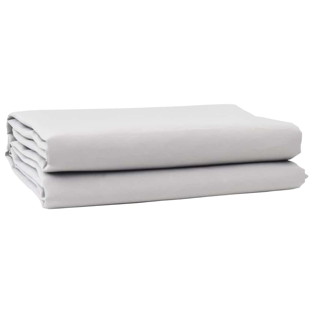 Vidaxl pare-soleil remplacements gris clair 1000 x 160 cm