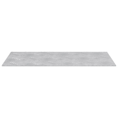 VidaXL marche d'escalier rectangulaire 2 pcs argent 50 x 25 cm aluminium
