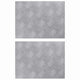 Vidaxx marche d'escalier rectangulaire 2 pcs argent 40 x 30 cm aluminium