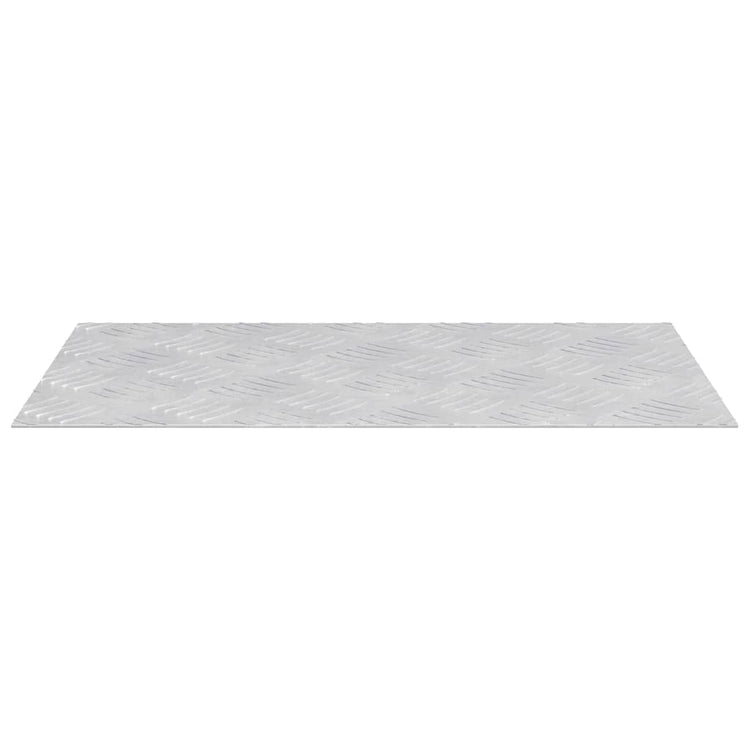 Vidaxx marche d'escalier rectangulaire 4 pcs argent 50 x 30 cm aluminium